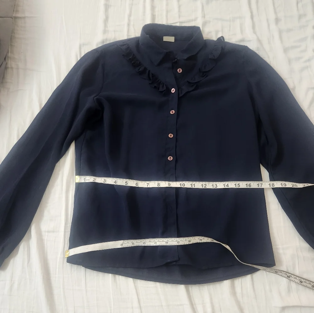 Blue button down - Picture 2 of 3